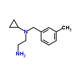 N-Cyclopropyl-N-(3-methylbenzyl)-1,2-ethanediamine结构式