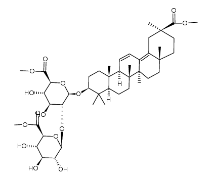 Licorice-saponin C2 trimethyl ester结构式