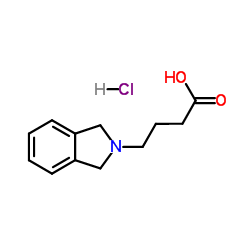 4-(1,3-Dihydro-2H-isoindol-2-yl)butanoic acid hydrochloride (1:1)结构式