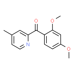 (2,4-Dimethoxyphenyl)(4-methyl-2-pyridinyl)methanone结构式