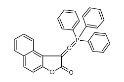 3-[(triphenylphosphoranylidene)methylene]naphtho[2,1-b]furan-2-one结构式