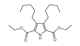 diethyl 1H-pyrrole-3,4-di-n-pentyl-2,5-dicarboxylate Structure