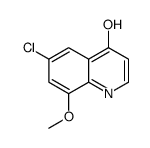 6-Chloro-4-hydroxy-8-methoxyquinoline picture