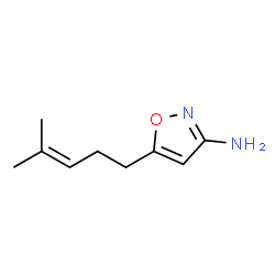 3-Isoxazolamine,5-(4-methyl-3-pentenyl)-(9CI) structure