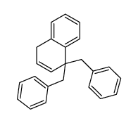 4,4-dibenzyl-1H-naphthalene结构式