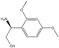 (2S)-2-AMINO-2-(2,4-DIMETHOXYPHENYL)ETHAN-1-OL结构式