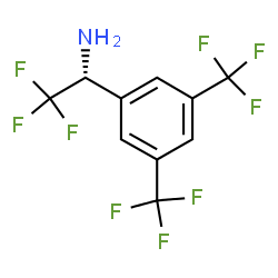 (1R)-1-[3,5-BIS(TRIFLUOROMETHYL)PHENYL]-2,2,2-TRIFLUOROETHYLAMINE结构式