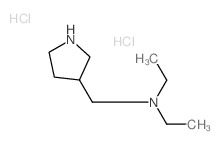 N-Ethyl-N-(3-pyrrolidinylmethyl)-1-ethanamine dihydrochloride Structure