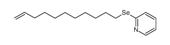 2-(undec-10-en-1-ylselanyl)pyridine Structure