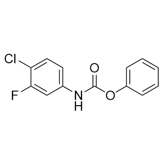 Phenyl (4-chloro-3-fluorophenyl)carbamate Structure