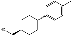 trans-4-(4-Methylphenyl)cyclohexanemethanol structure