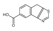 8H-INDENO[1,2-D]THIAZOLE-5-CARBOXYLIC ACID structure
