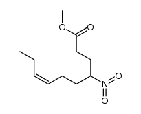 (Z)-4-nitro-dec-7-enoic acid methylester结构式