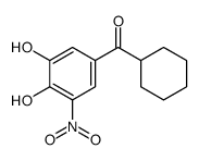 cyclohexyl-(3,4-dihydroxy-5-nitrophenyl)methanone结构式