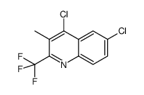 4,6-dichloro-3-methyl-2-(trifluoromethyl)quinoline Structure