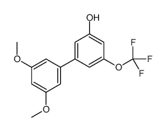 3-(3,5-dimethoxyphenyl)-5-(trifluoromethoxy)phenol结构式