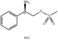 D-苯甘氨醇甲磺酸酯盐酸盐结构式