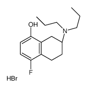 (7R)-7-(dipropylamino)-4-fluoro-5,6,7,8-tetrahydronaphthalen-1-ol,hydrobromide Structure