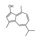 3,8-dimethyl-5-propan-2-ylazulen-1-ol Structure