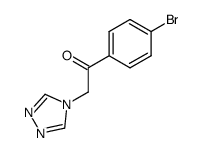 1-(4-bromophenyl)-2-(4H-1,2,4-triazol-4-yl)ethan-1-one Structure