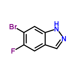 6-Bromo-5-fluoro-1H-indazole Structure