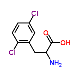 2-AMINO-3-(2,5-DICHLOROPHENYL)PROPANOIC ACID Structure