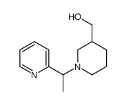 [1-(1-Pyridin-2-yl-ethyl)-piperidin-3-yl]-Methanol结构式