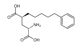 5-phenylpentylglutamic acid结构式