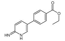 Ethyl 4-(6-aminopyridin-3-yl)benzoate结构式