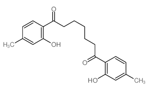 1,7-Heptanedione,1,7-bis(2-hydroxy-p-tolyl)- (7CI,8CI) Structure