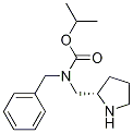 Isopropyl-(S)-1-pyrrolidin-2-ylMethyl-carbaMic acid benzyl ester结构式