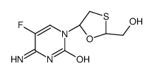 4-Amino-5-fluoro-1-[(2S,5R)-2-(hydroxymethyl)-1,3-oxathiolan-5-yl ]-2(1H)-pyrimidinone picture