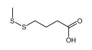 4-(methyldisulfanyl)butanoic acid结构式