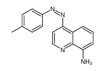 4-[(4-methylphenyl)diazenyl]quinolin-8-amine Structure