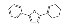 2-(1-cyclohexenyl)-5-phenyloxazole结构式