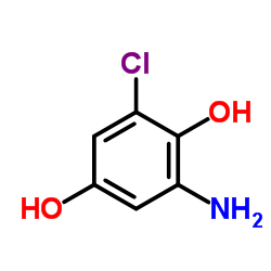 2-Amino-6-chloro-1,4-benzenediol Structure