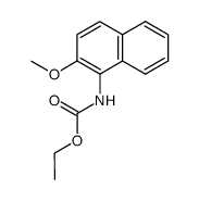 ethyl (2-methoxynaphthalen-1-yl)carbamate结构式