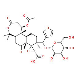 NOMILIN17-BETA-D-GLUCOPYRANOSIDE结构式