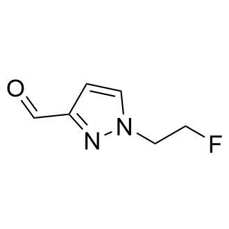 1-(2-氟乙基)-1H-吡唑-3-氨基醛结构式