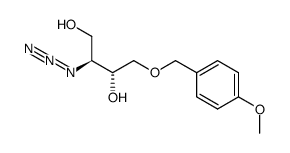 (2S,3R)-2-azido-4-O-(4-methoxybenzyl)butan-1,3,4-triol Structure