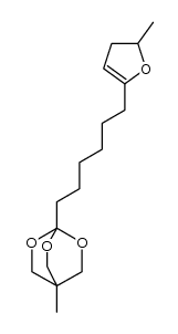 5-[6-(4'-methyl-2',6',7'-trioxabicyclo[2.2.2]oct-1'-yl)hexyl]-2-methyl-2,3-dihydrofuran Structure