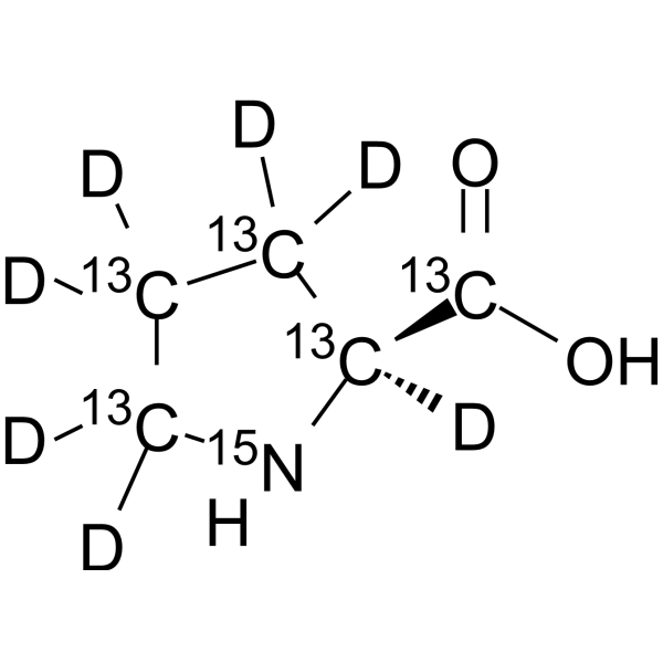 L-Proline-13C5,15N,d7 Structure