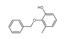 2-benzyloxy-3-methylphenol Structure