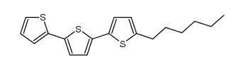 5-己基-2,2':5',2''-三联噻吩结构式