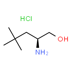 (S)-2-Amino-4,4-dimethylpentan-1-ol hydrochloride Structure