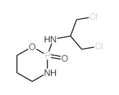 2H-1,3,2-Oxazaphosphorin-2-amine,N-[2-chloro-1-(chloromethyl)ethyl]tetrahydro-, 2-oxide结构式