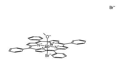 [Sb(OMe)Br(tpp)]Br Structure