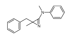 3-benzyl-N,3-dimethyl-N-phenylazirin-2-amine结构式