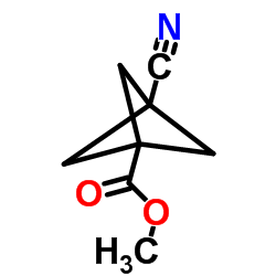 3-氰基双环[1.1.1]戊烷-1-甲酸甲酯结构式