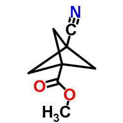 Bicyclo[1.1.1]pentane-1-carboxylic acid, 3-cyano-, methyl ester (9CI) picture